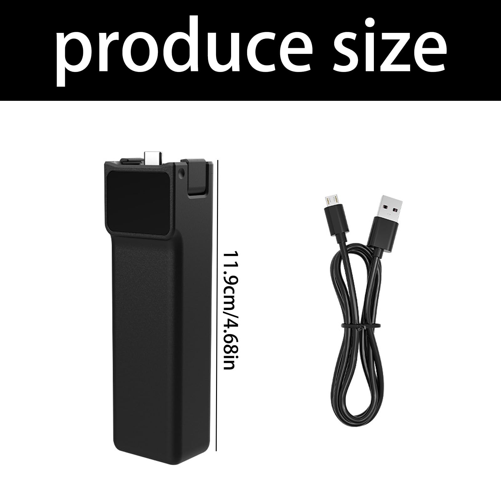 Poignée à Connexion directe pour Pocket 3 4 avec Batterie de