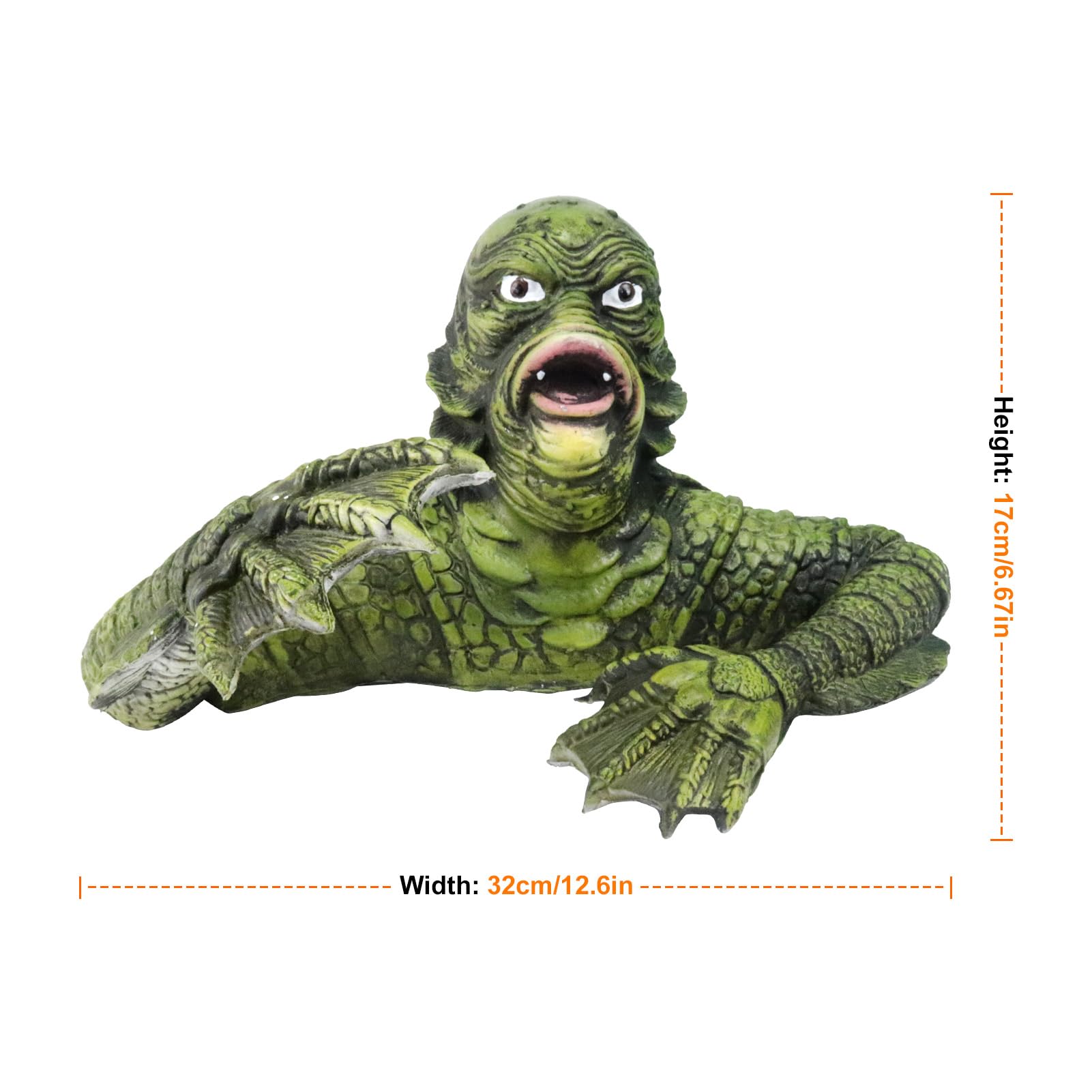 Black Lagoon Creature Figure Lizard Man Figurines Universal