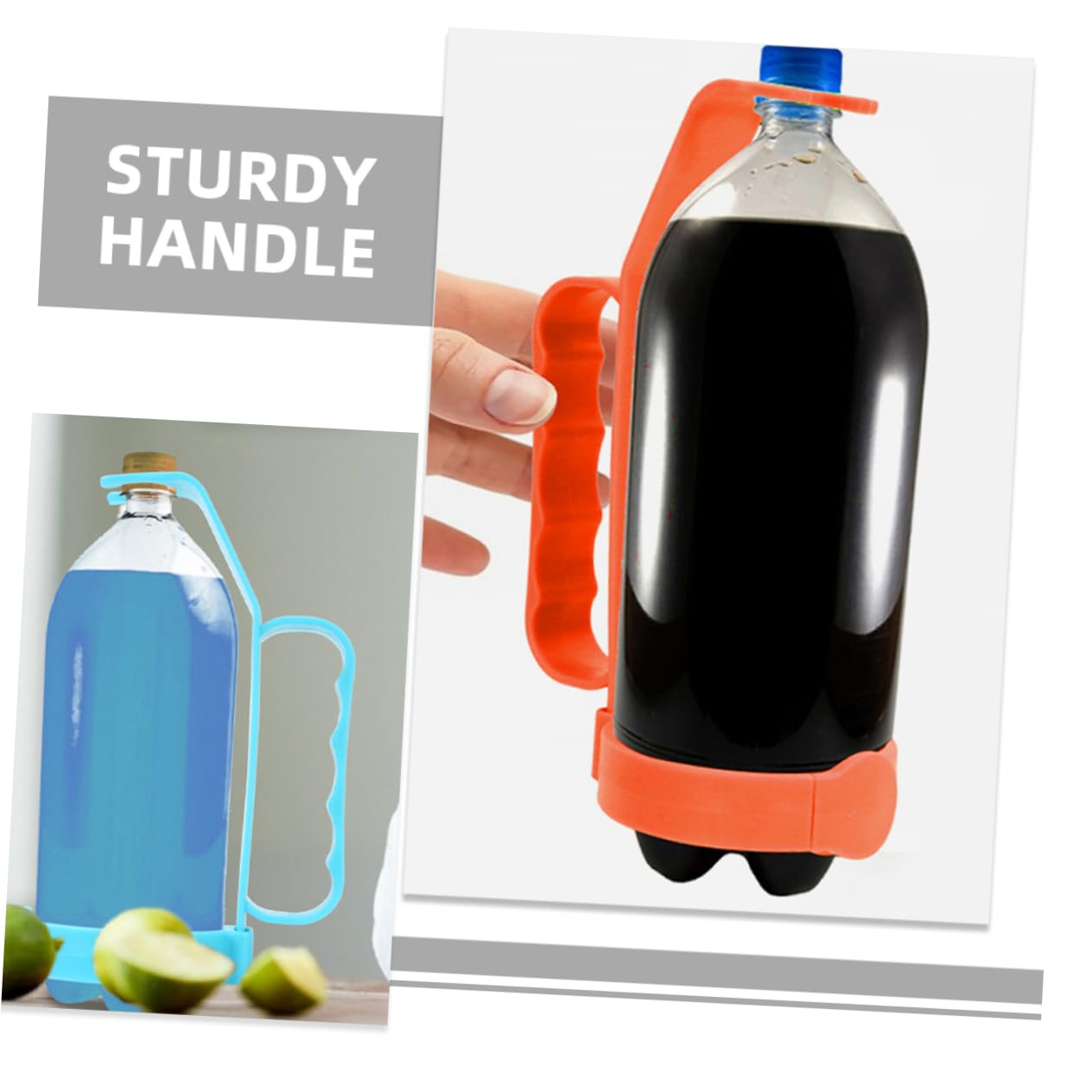 PRETYZOOM 8 STK -Griff Griff zum Ausgießen von Getränken -Halter mit ergonomischem Griff Stabiler Griff für Getränke Tragegriff für Getränkeflaschen Haltegriff für Trinkflaschen