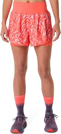 asics(アシックス) ランニングウェア ウイメンズROAD AOP 2-N-1 3.5インチショーツ