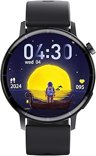 AZMANI Smart Bracelet, blood Glucose Sugar Smart Watch Ecg+ppg Hrv Heart Rate Temperature Sp02 Blood Pressure Sleep Mornitor smart Watch Ecg Blood Glucose Monitor,Black,Large