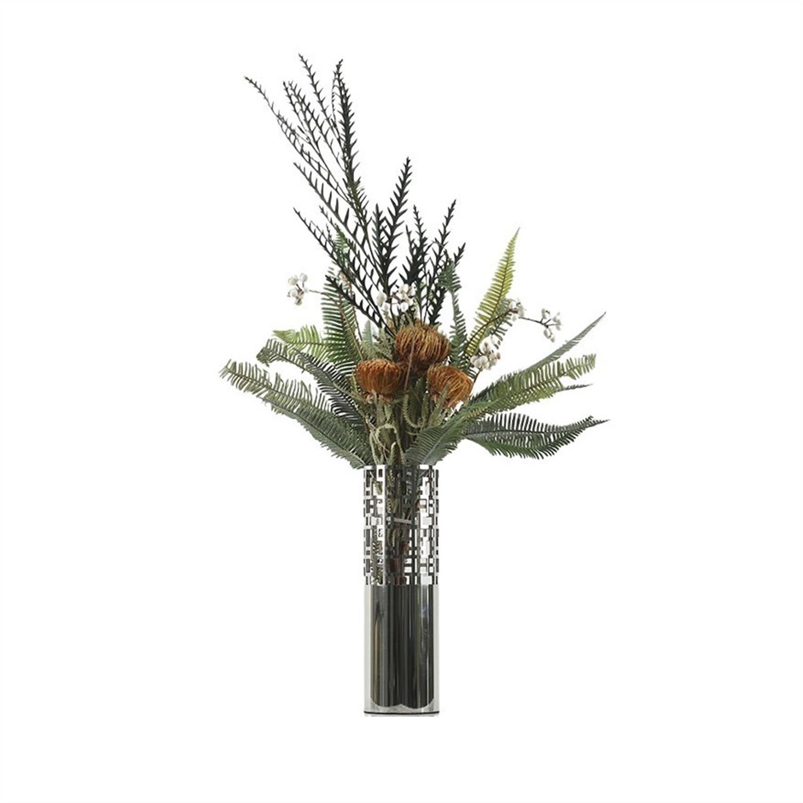 Z4T8M2K6G5 Artificial floral arrangement Fashion High-grade Simulation Flower Decoration Indoor Home Furnishings Entryway Bedroom Artificial Bouquet