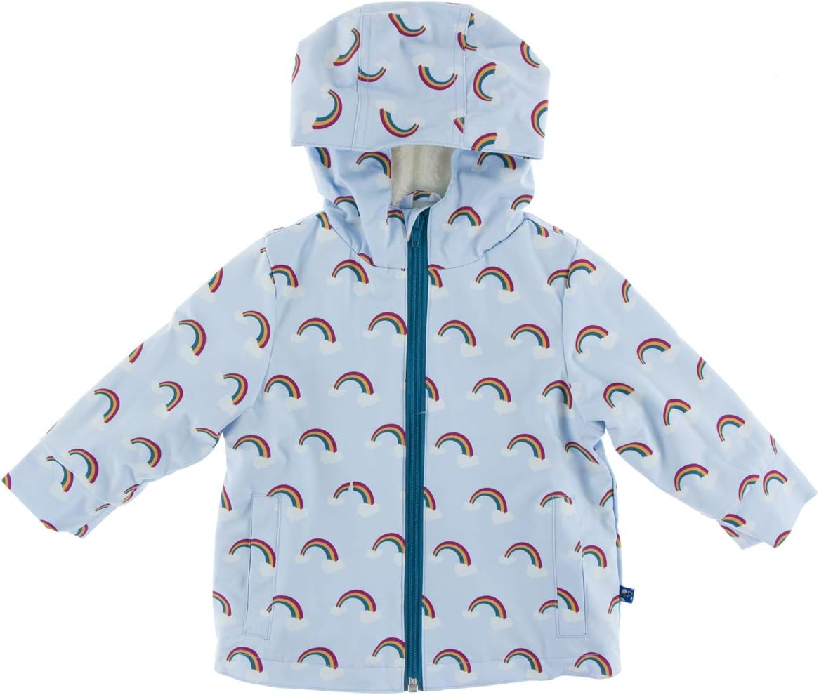 KicKee Pants Print Sherpa-Lined Raincoat