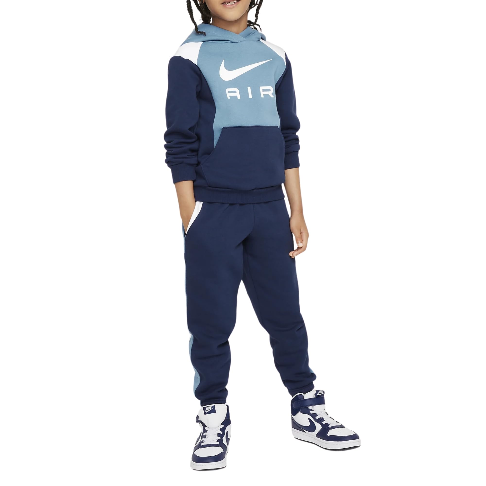 Nike Chándal infantil Air Azul Talla 5-6 A Código 86M260-U90, azul marino / blanco, 5-6 Years