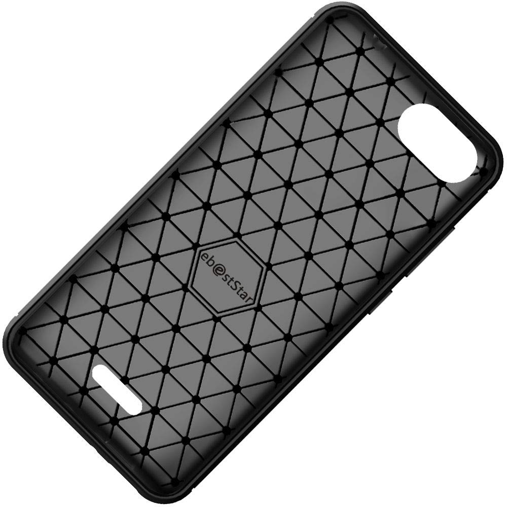 EbestStar Cover Per Wiko Jerry 3 – Custodia In TPU Morbida Con Effetto Carbonio, Antiurto, Leggera E Precisa, Colore Nero - 4