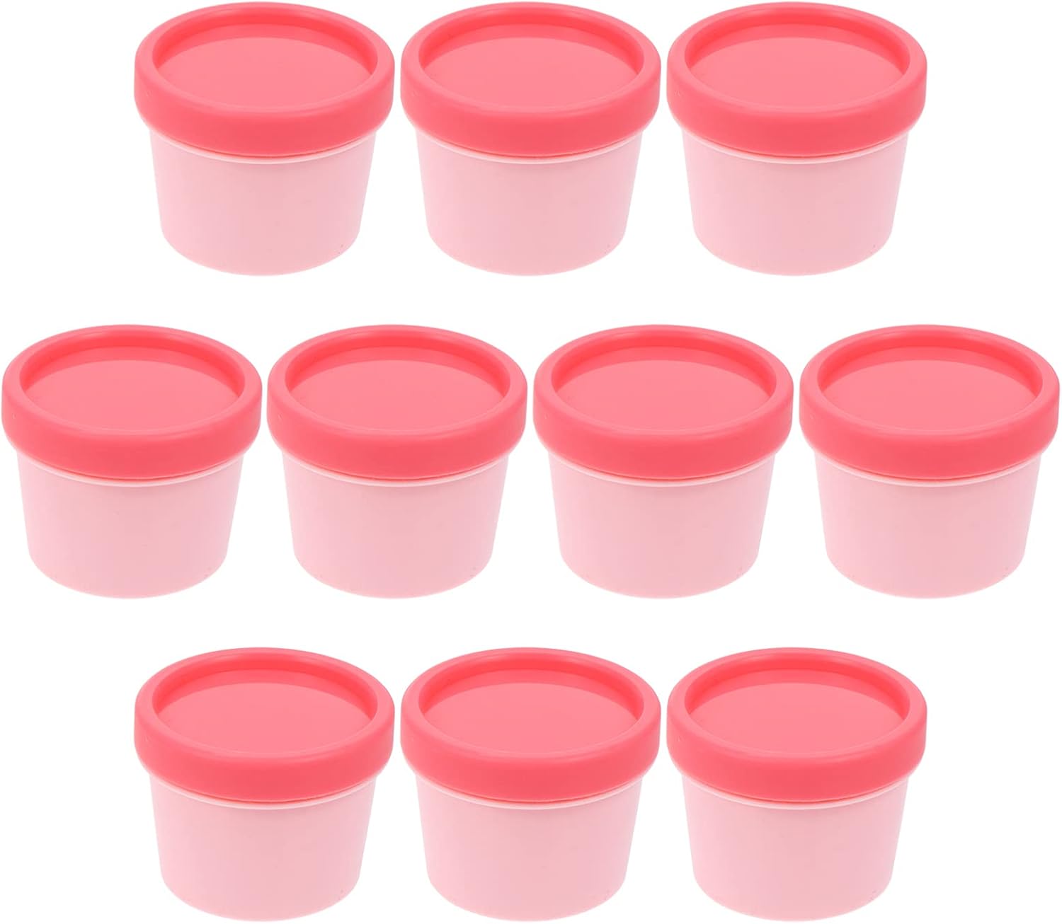 1 Set 10pcs Ice Cream Box Plastic Mini Dessert Cup Ice