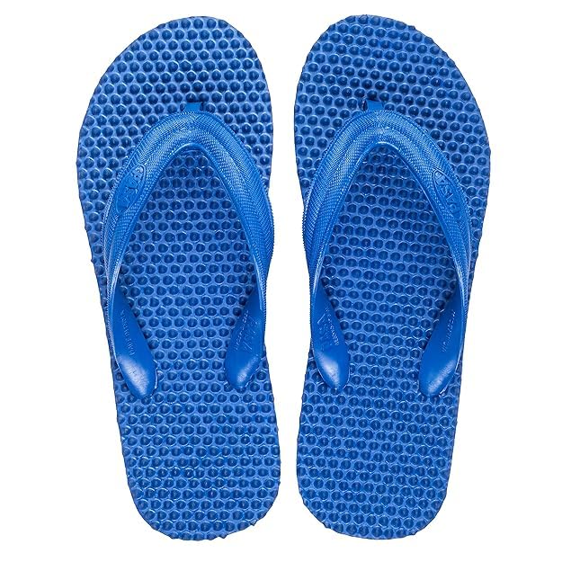 Image of Men's Stylish Rubber & EVA Slippers for Men and Boys | Lightweight Comfortable Flip Flops | Anti-Slip Casual Daily Wear Indoor Outdoor Slippers
