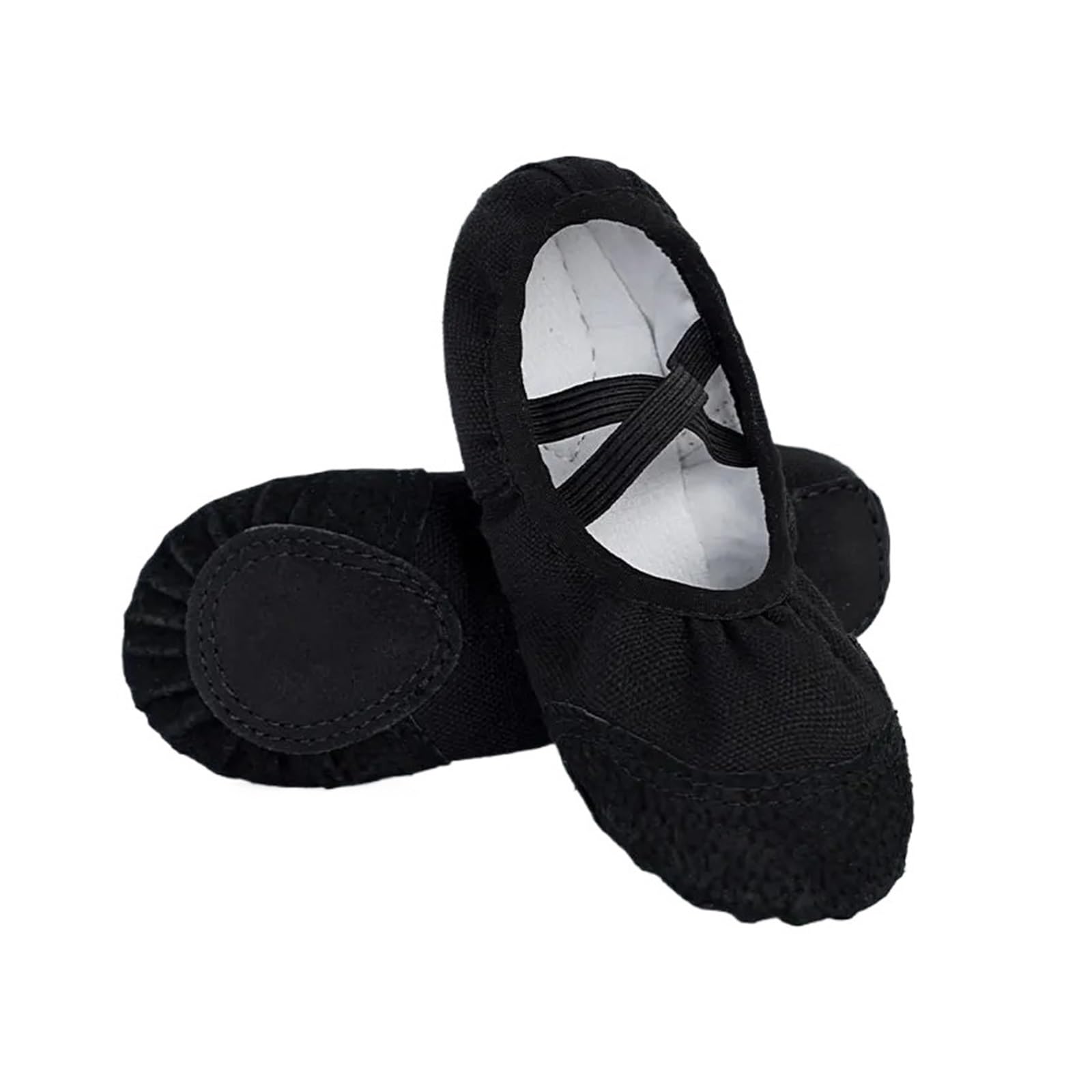 Scarpe Danza Classica Scarpe da Ballo for Ragazze e Donne, Scarpe in Tela, Basse, con Suola Morbida for Adulti, Ballerina per Danza