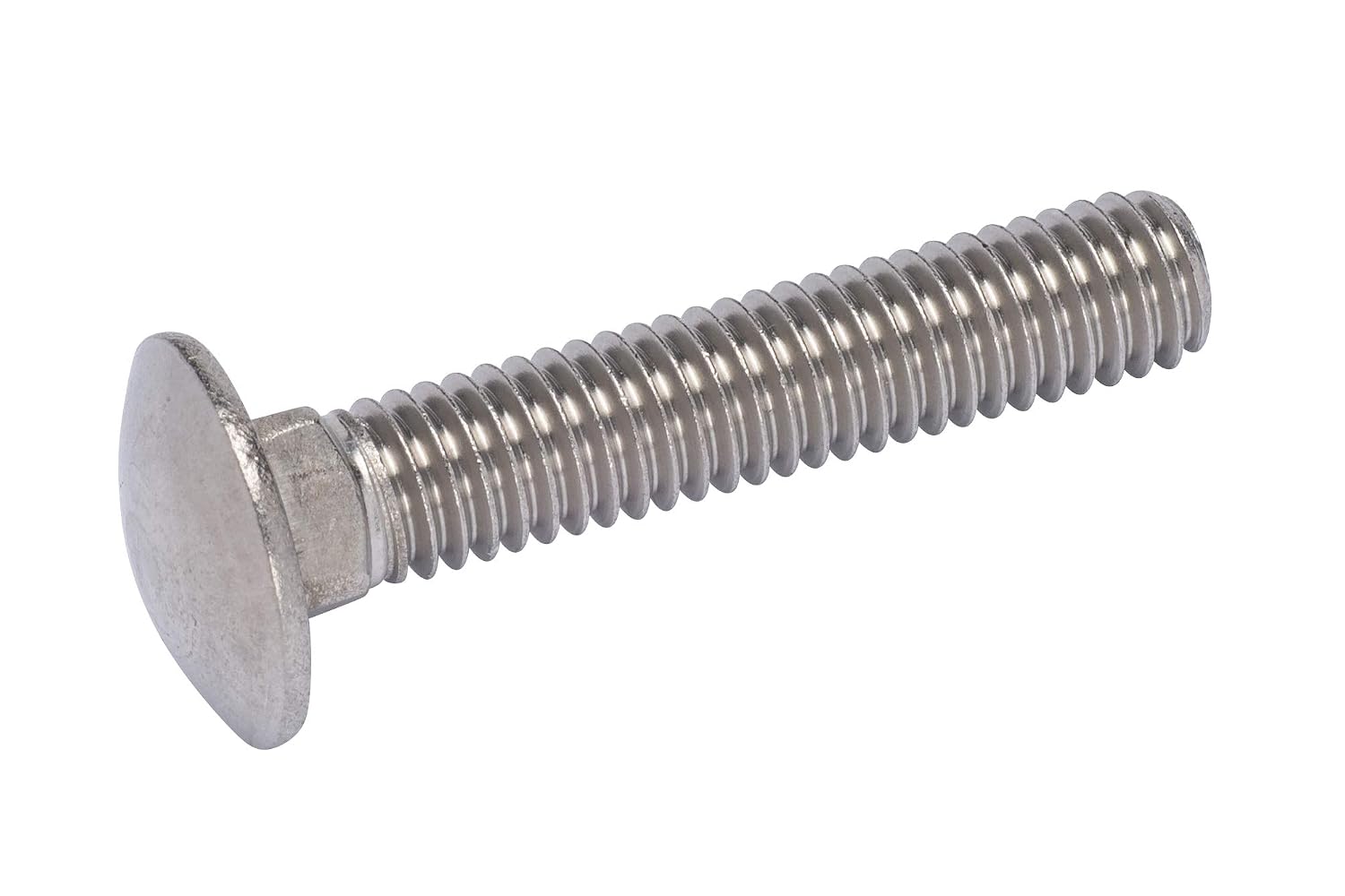 3/8"-16 X 2" (25pc) Stainless Carriage Bolt, 18-8 Stainless Steel