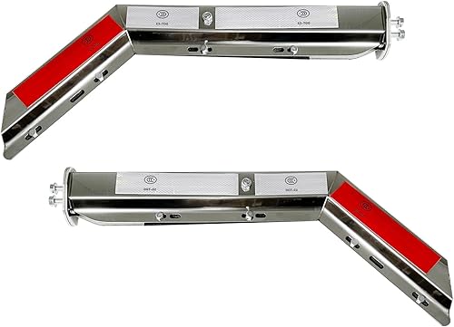 Miniatura 1 de Perno de 1-18 pulgadas 1.125 pulgadas, espaciado de pernos de 45 grados con resorte en ángulo de 45 grados para semirremolques de acero inoxidable