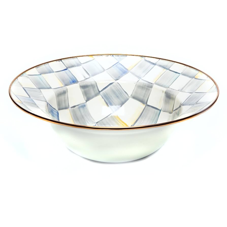 マッケンジーチャイルズ　ボウル Amazon.com | MACKENZIE-CHILDS Enamel Serving Bowl, Enamel