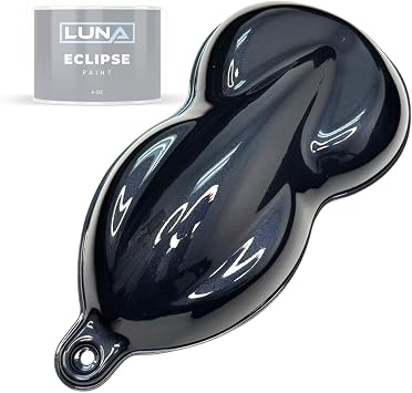 Arctic Black Basecoat Black - 4oz Professional Auto Paint for DIY Enthusiasts, Hobbyists, and Automotive Shops - Premium Quality for Professional Installers - Eclipse