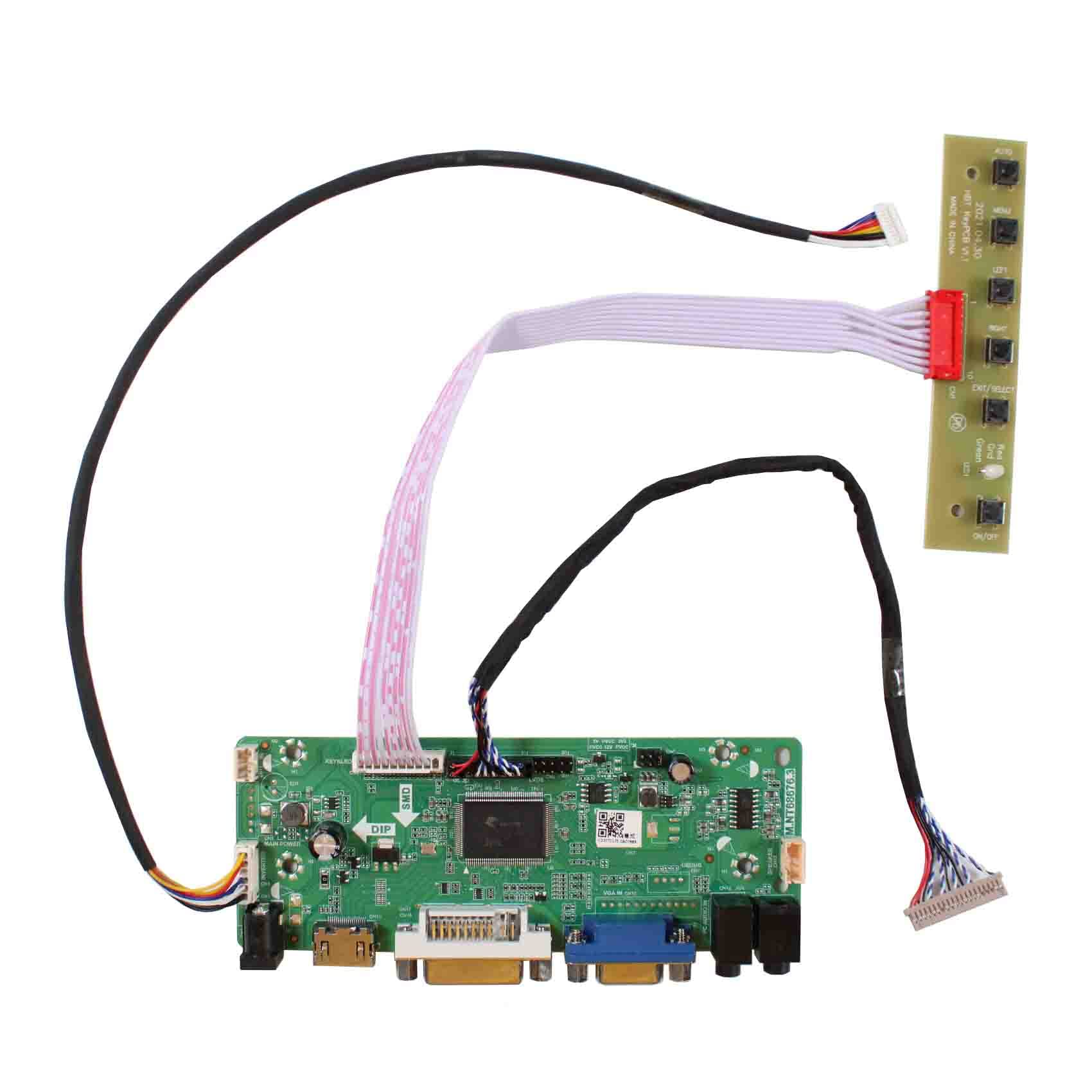 VSDISPLAY Placa controladora H/D DVI VGA para G121AGE-L03 / G121S1-L02