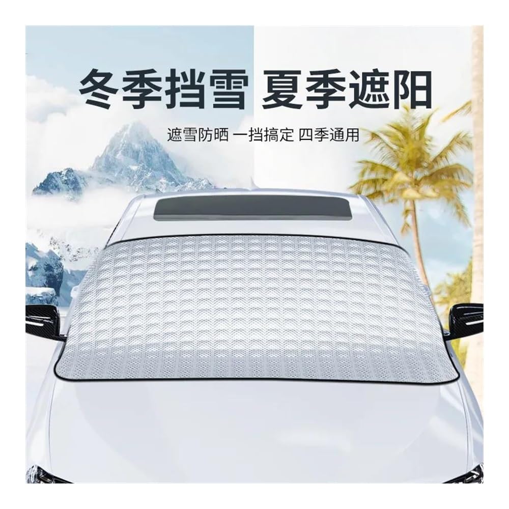 Housse de Protection pour Pare-Brise Couverture Universelle De Pare-Brise De Voiture Couverture De Neige Imperméable Anti-Gel Protection Contre Le Gel Accessoires Protection Pare Brise Hiver