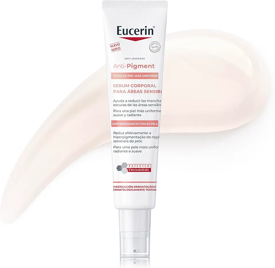 EUCERIN Sérum Corporal Antimanchas Áreas Sensíveis 75ml, Anti-Pigment, Clareador Axilas e Virilha, Thiamidol