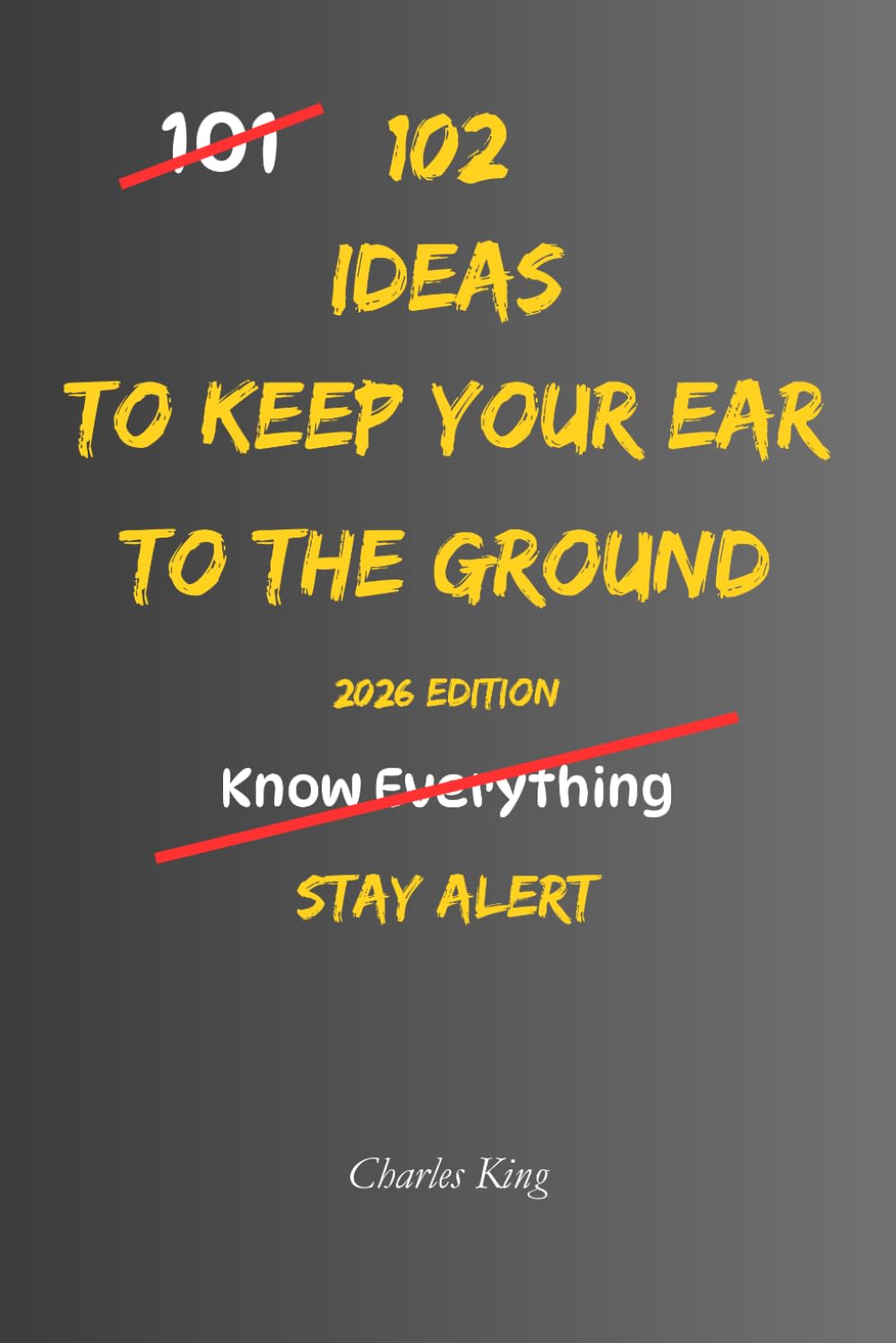 102 Ideas To Keep Your Ear To The Ground: No Perfect Awareness. Simple Everyday Ideas To Stay Alert, Notice Opportunities, Read Situations Better, and Make Smarter Decisions Every Day.