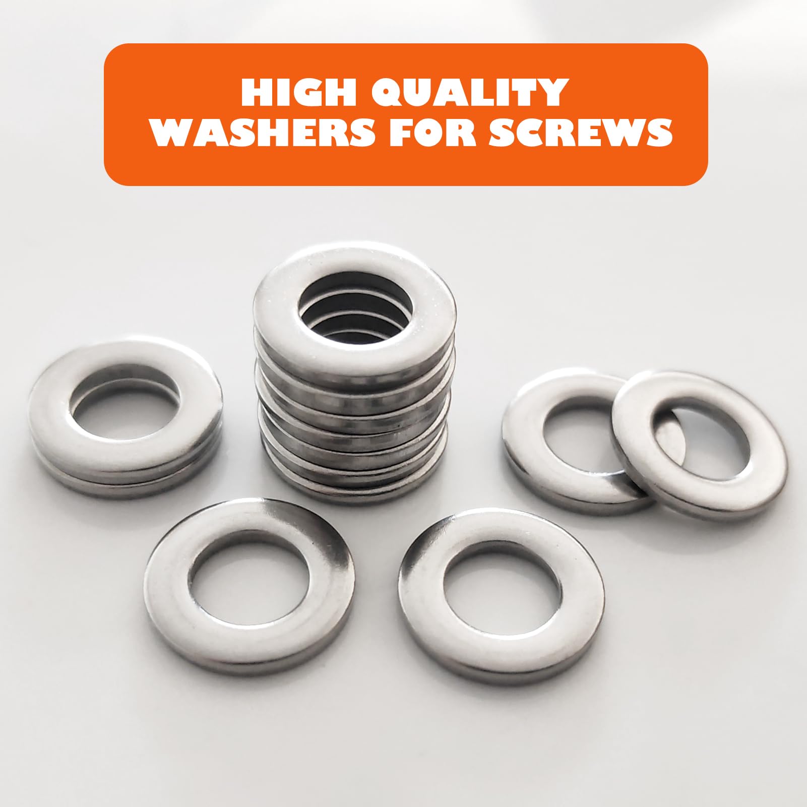 Set 100 Rondelle Piatte M3 In Acciaio Inox 304 - Per Fissaggi E Riparazioni - Foto 10