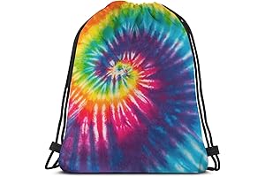 Beabes Tie Dye Drawstring Bags Backpack