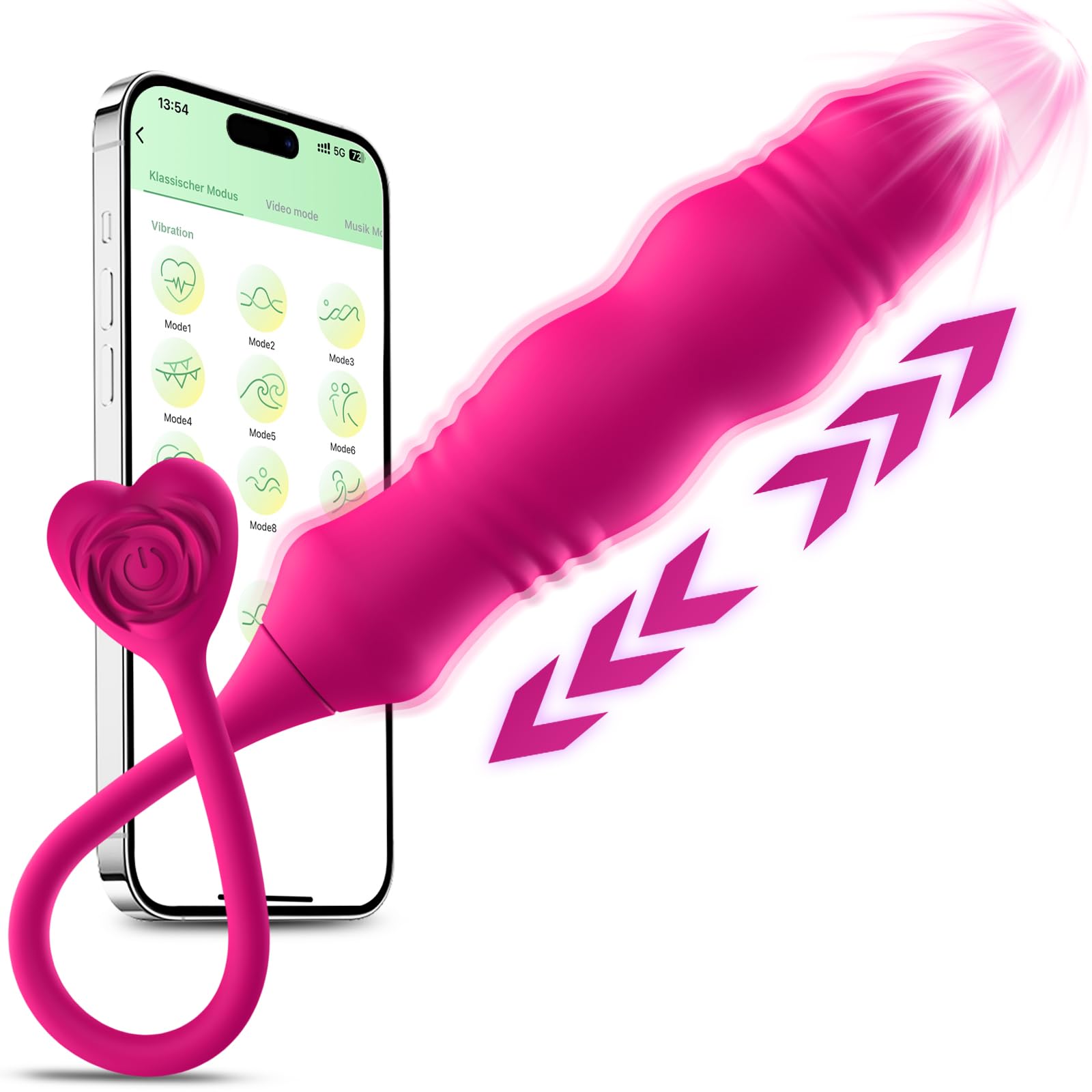 G Punkt Dildo Vibrator Mit Stofunktion - EATFEED Leise Stoss Vibration Fr  Frauen, 3 Teleskop 9 Vibrationsmodi Vibratoren mit App, Stark Vibratorstarb  Klitoris Stimulator fr Sie Paare Sexspielzeug : Amazon.de: Drogerie &  Krperpflege
