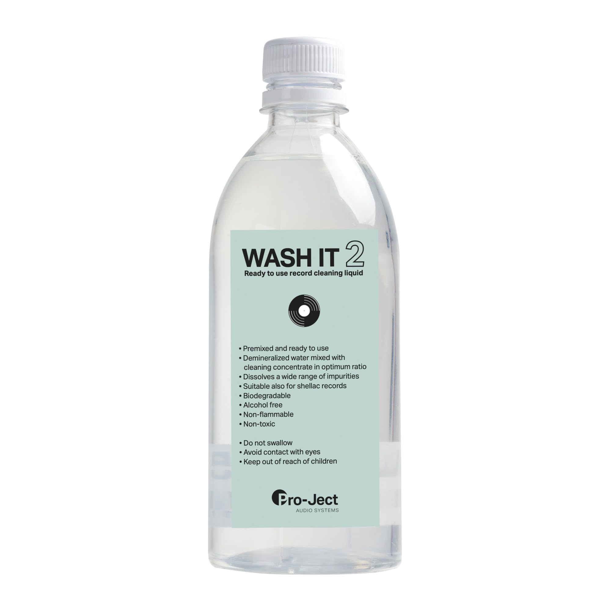 Pro-Ject Wash it 2 Plattenreiniger, gebrauchsfertig, alkoholfrei, 500 ml