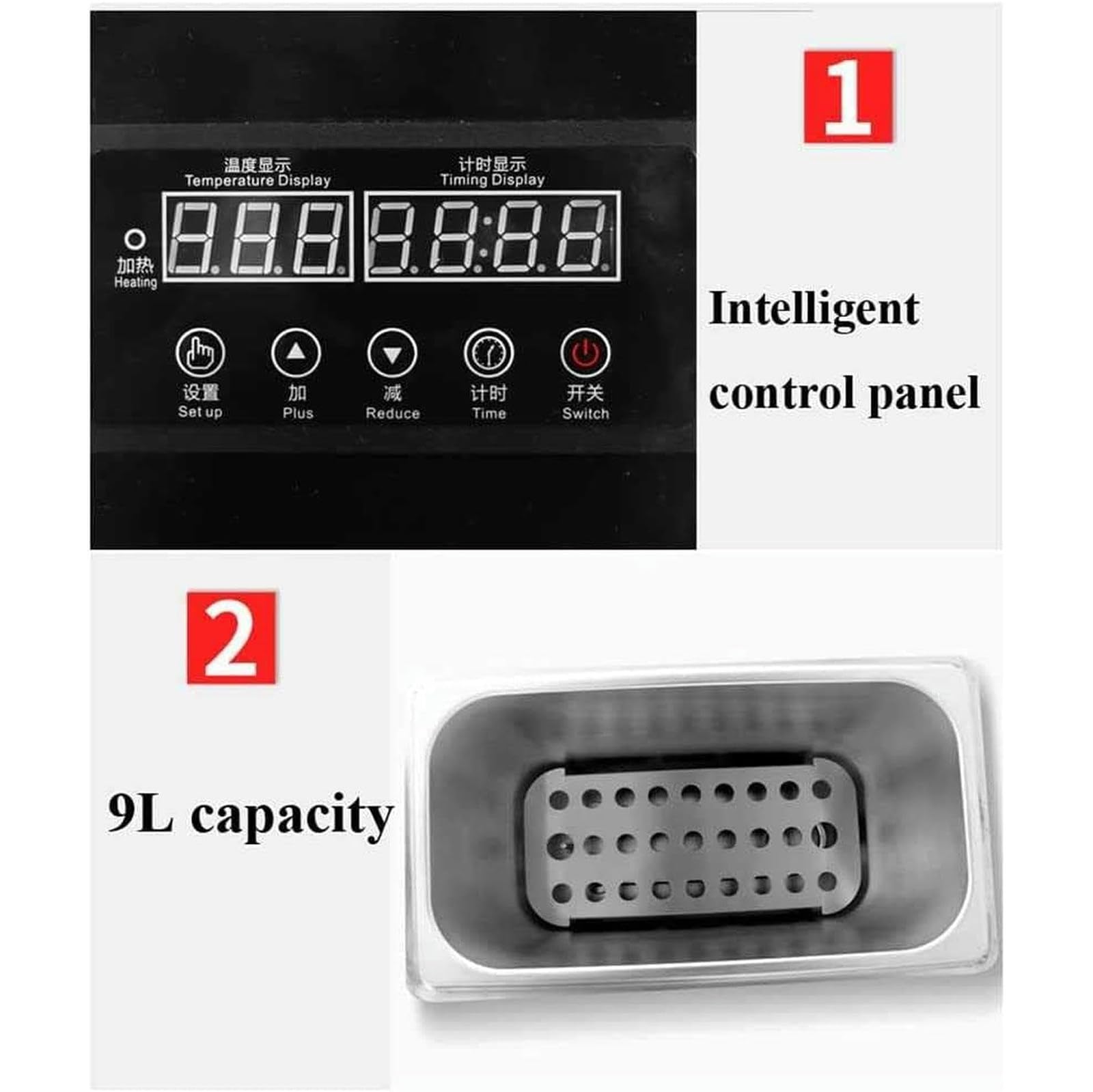 Cocedor De Huevos De Aguas Termales De 800 W,Cocedor De Huevos Comercial,MáQuina AutomáTica Inteligente Para Huevos Medio Cocidos,Control De Temperatura (30-90 ℃) + SincronizacióN (0-99 Minutos)