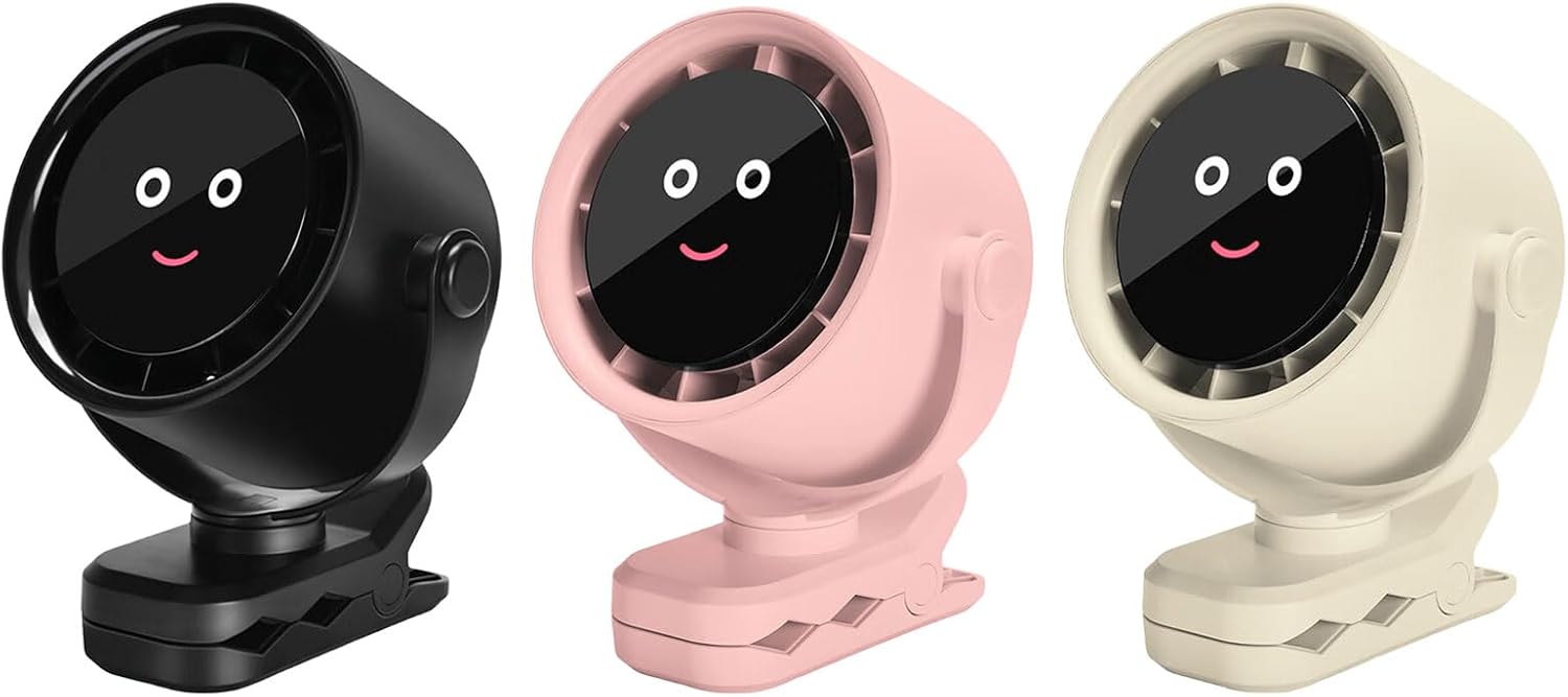 Multifuntional Table Fan Efficient Cooling Fan 650mAh Powerful Quiet Fans Texture for Travel Office Outdoor Use