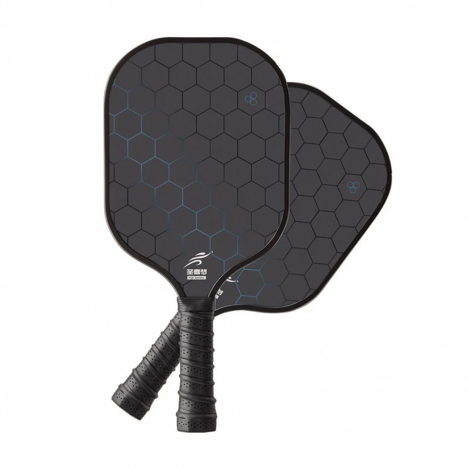 2 Pieces Paddle Racket Set Anti-Slip Paddle Racket Lightweight Paddles with Wrapped Handle for Beginners, Adults, Recreation-image-14