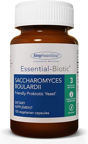 Miniatura 9 de Alergia Research Group - Essential-Biotic Saccharomyces Boulardii - GI Health Probiotic - 60 Cápsulas Vegetarianas
