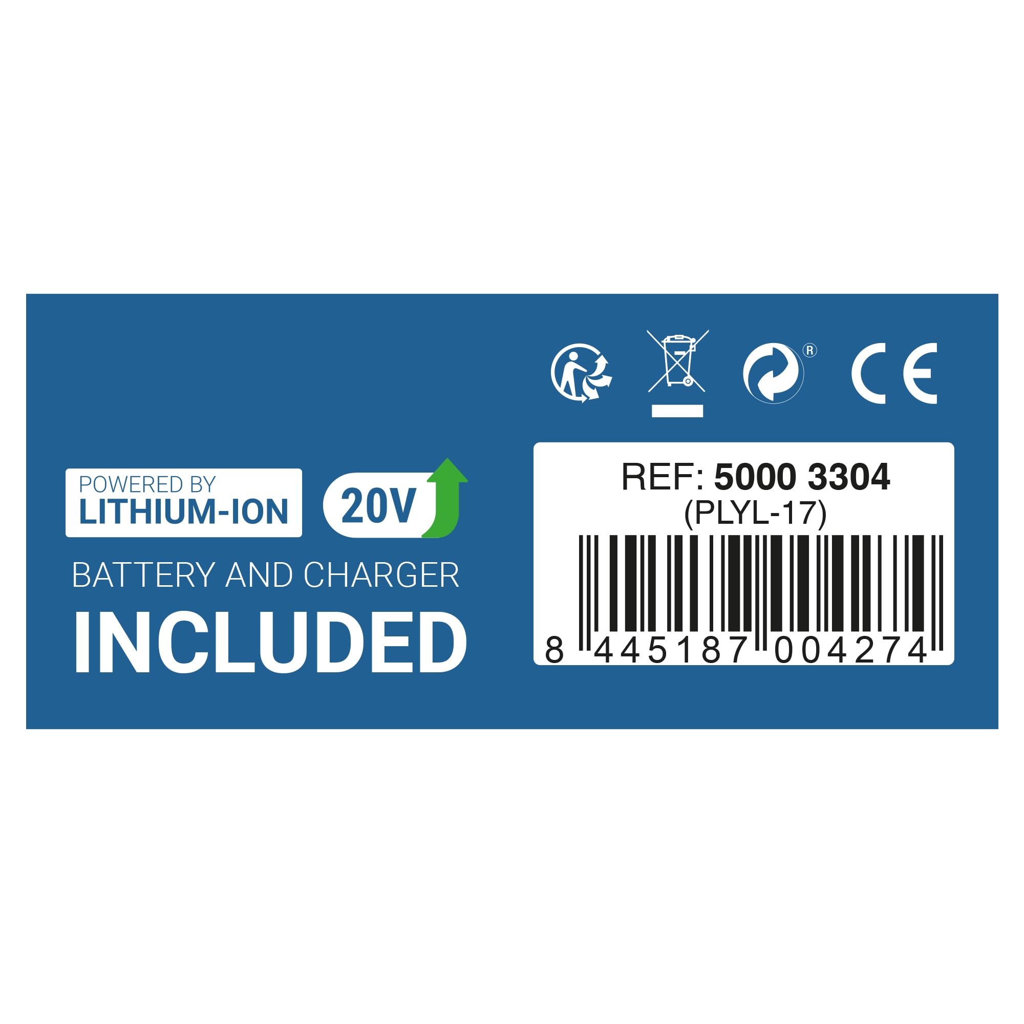 Cofan Sopladora Eléctrica a Batería | Batería de Li-Ion con 18 V | 12000 RPM