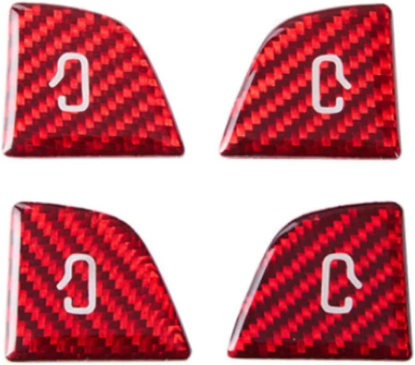 Compatible With Tesla For Model For 3 For Highland 2024 Switch Trim Stickers Interior Door Carbon Fiber Button