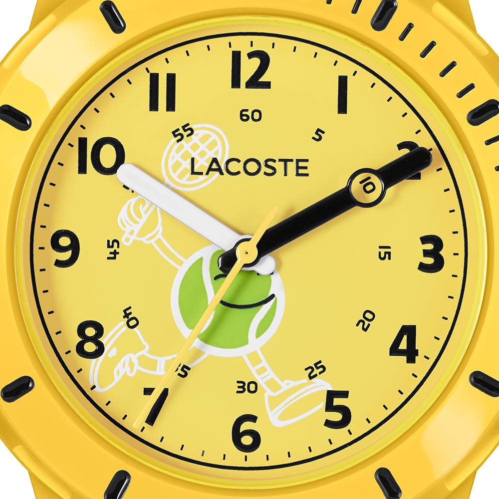 Lacoste Reloj Analógico de Cuarzo para Niños Colección Mini Tennis Collection con Correa en Silicona