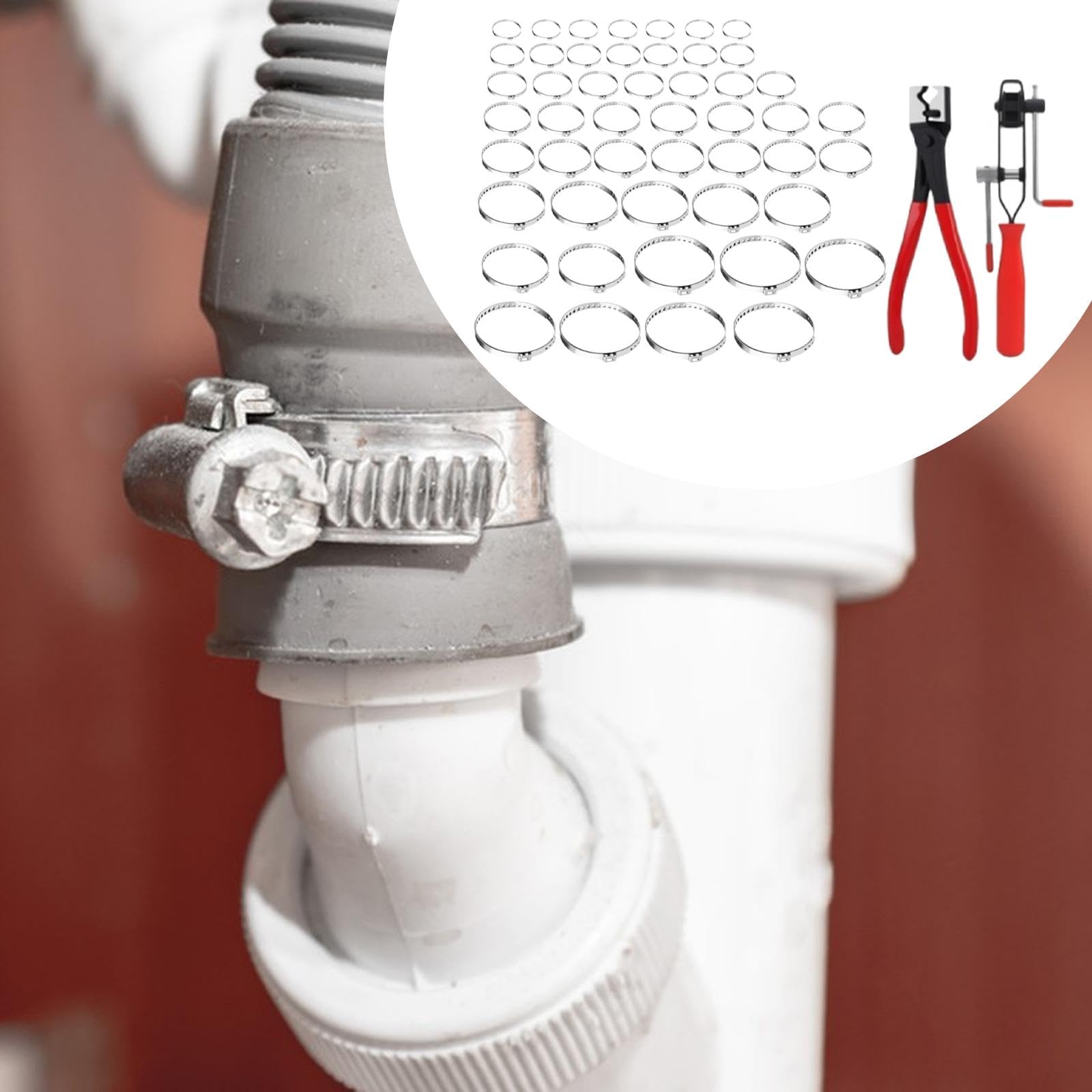 F Fityle Kit surtido de alicates para abrazaderas de manguera con abrazadera de acero inoxidable para juntas homocinéticas, compactos, resistentes y multiusos, Style B