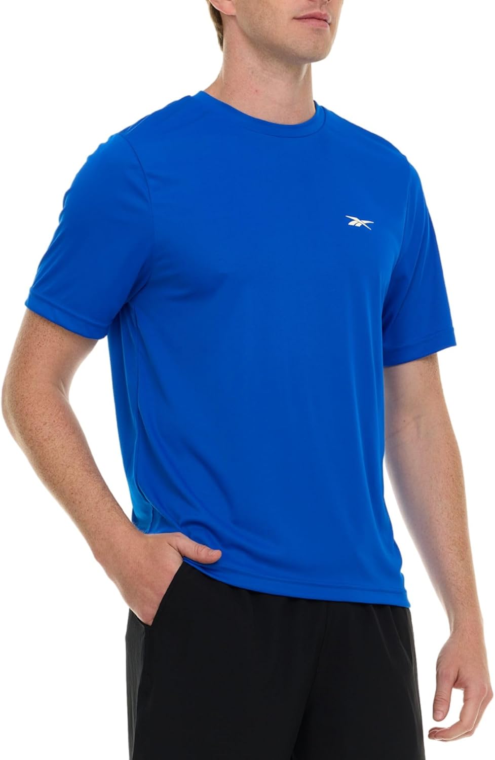 Reebok Rash Guard for Men Short Sleeve, Mens Swim Shirt, Sun Shirt UPF+ 50 UV Protection - Image 2