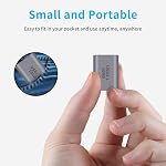 Poyiccot 10Gbps USB Une femme à USB C Adaptateur femelle, Type C à Type A Convertisseur bidirectionnel (Type C 3.1 Gen2) Compatible avec iPhone, MacBook Pro, Ordinateur portable, paquet de 2