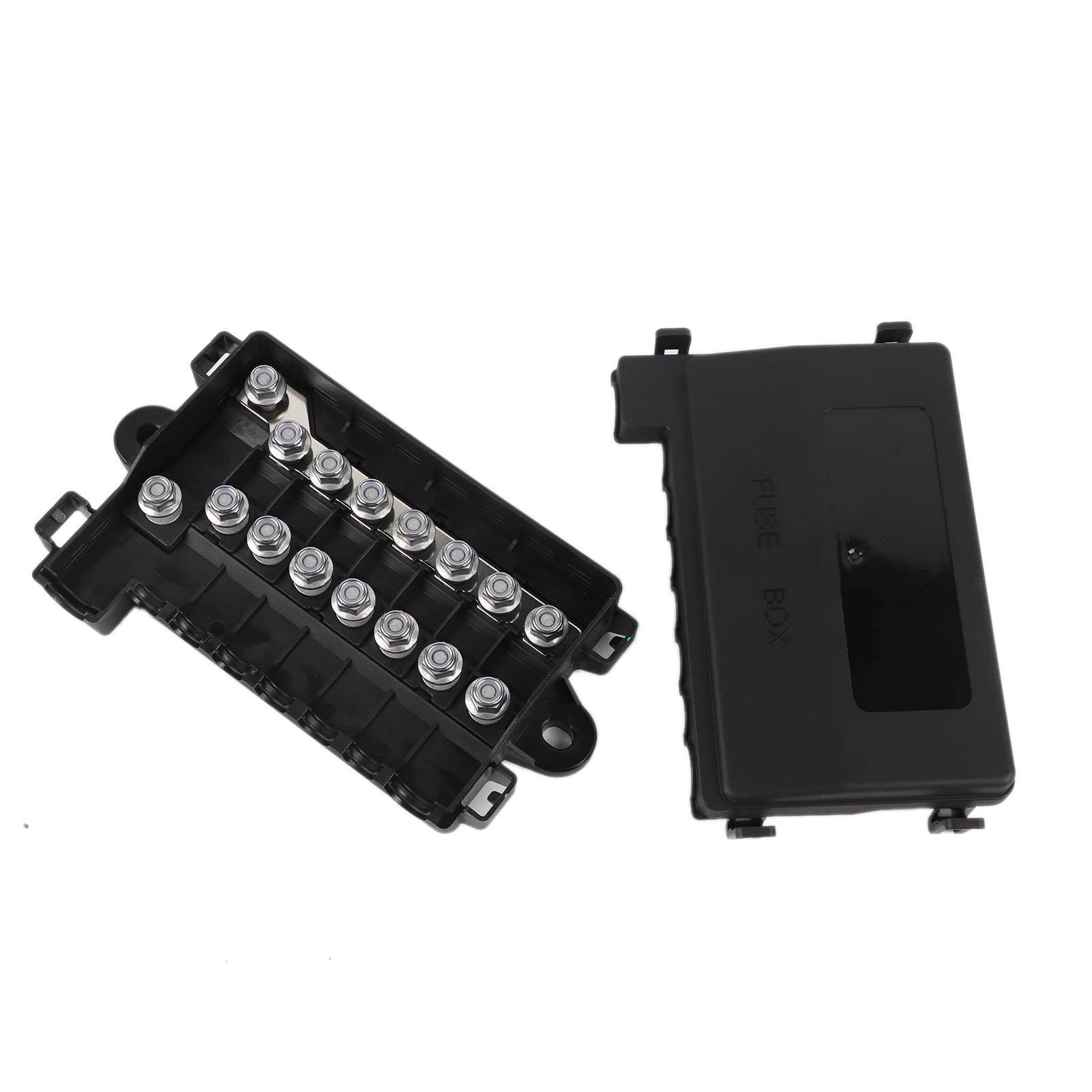 Bloque de fusibles MIDI, soporte de caja de fusibles multidireccional, bloque de distribución de caja de fusibles para accesorios de eléctrico de autobús de barco de coche