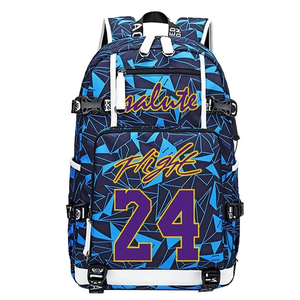 FANwenfeng Basketball Player KB24 Multifunction Backpack Travel Daypack Fans Bag (Style 16)