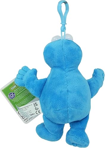 Miniatura 4 de Plaza Sésamo - Clip para bolsa de felpa súper suave de calidad de regalo 6619 - (monstruo de galleta de 5.9 in)