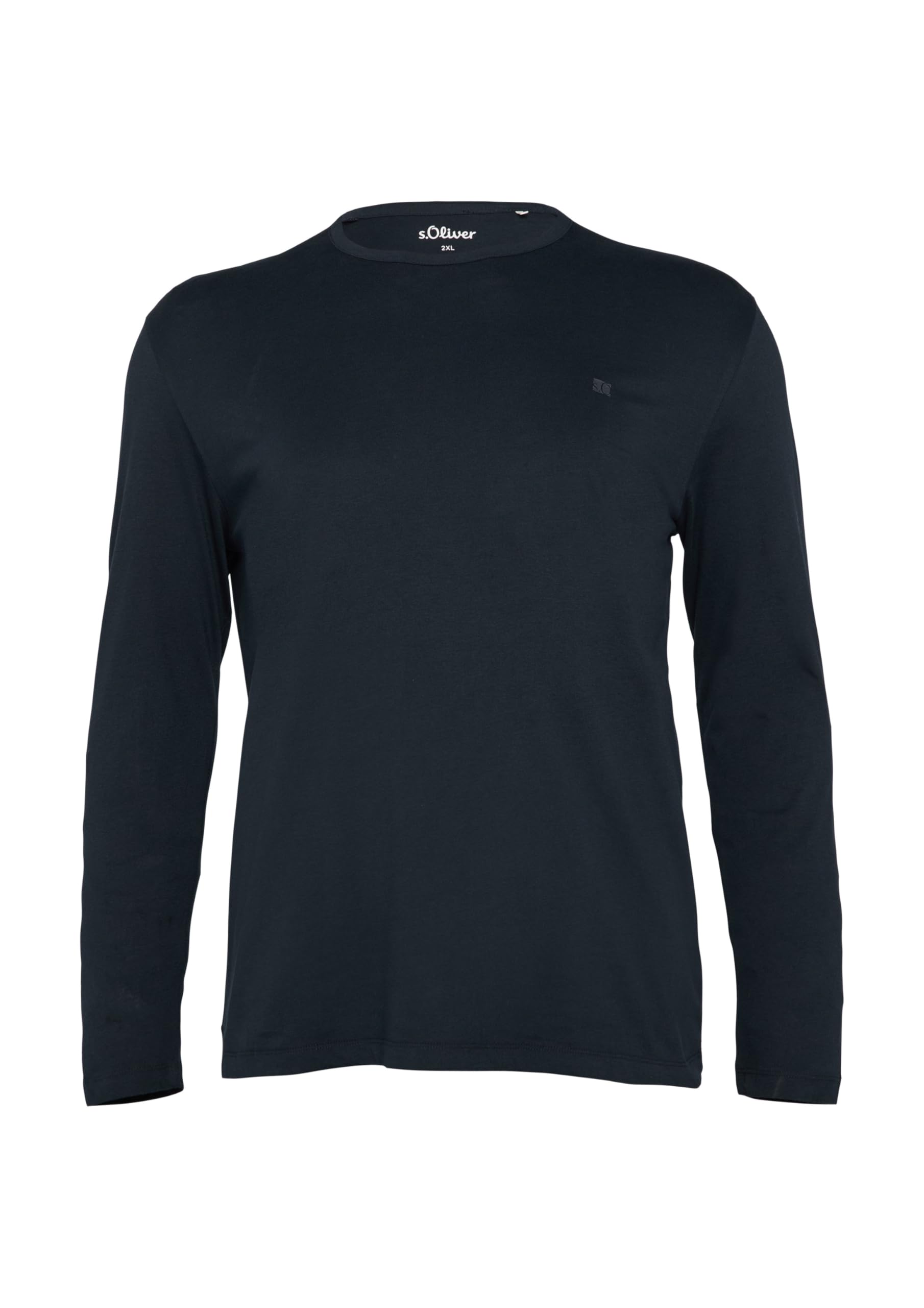 s.Oliver Langarmshirt mit Logo-Detail