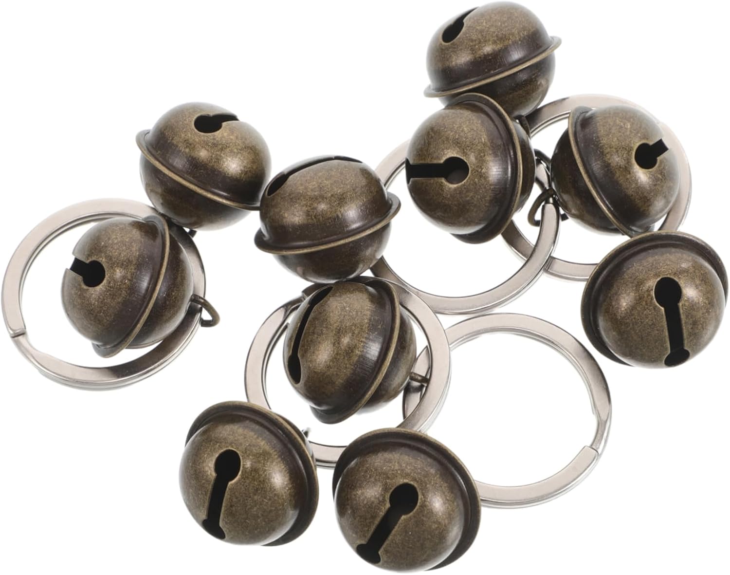 5Pcs Decorative Pet Bell Pendant for Cats and Dogs Versatile Collar Accessory for Training Keychain and Backpack Ornaments Vintage Design with Sufficient Bells for Daily Use