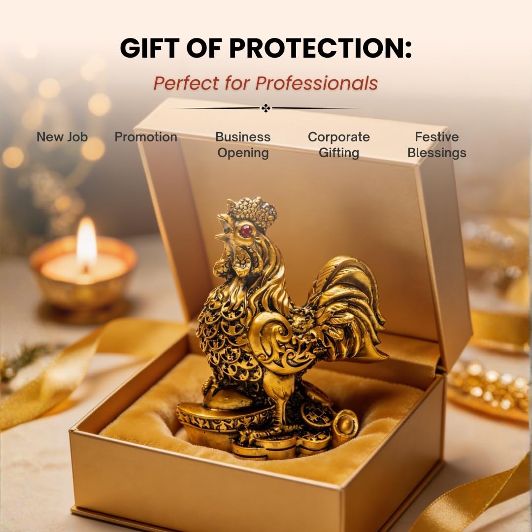 Rooster Statue Feng Shui - Good Luck & Protection -7 Rooster Statue Feng Shui - Good Luck & Protection -7