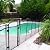 EZ-Guard 5' Tall Self Closing/Self Latching Pool Fence Gate (Black)
