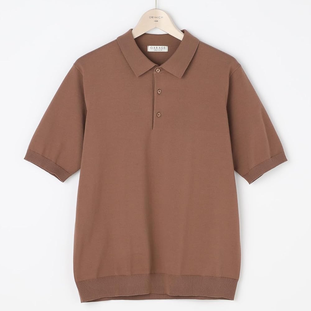 Amazon | [オリヒカ] 25S 半袖ニットポロシャツ 晩夏_66SUSM545