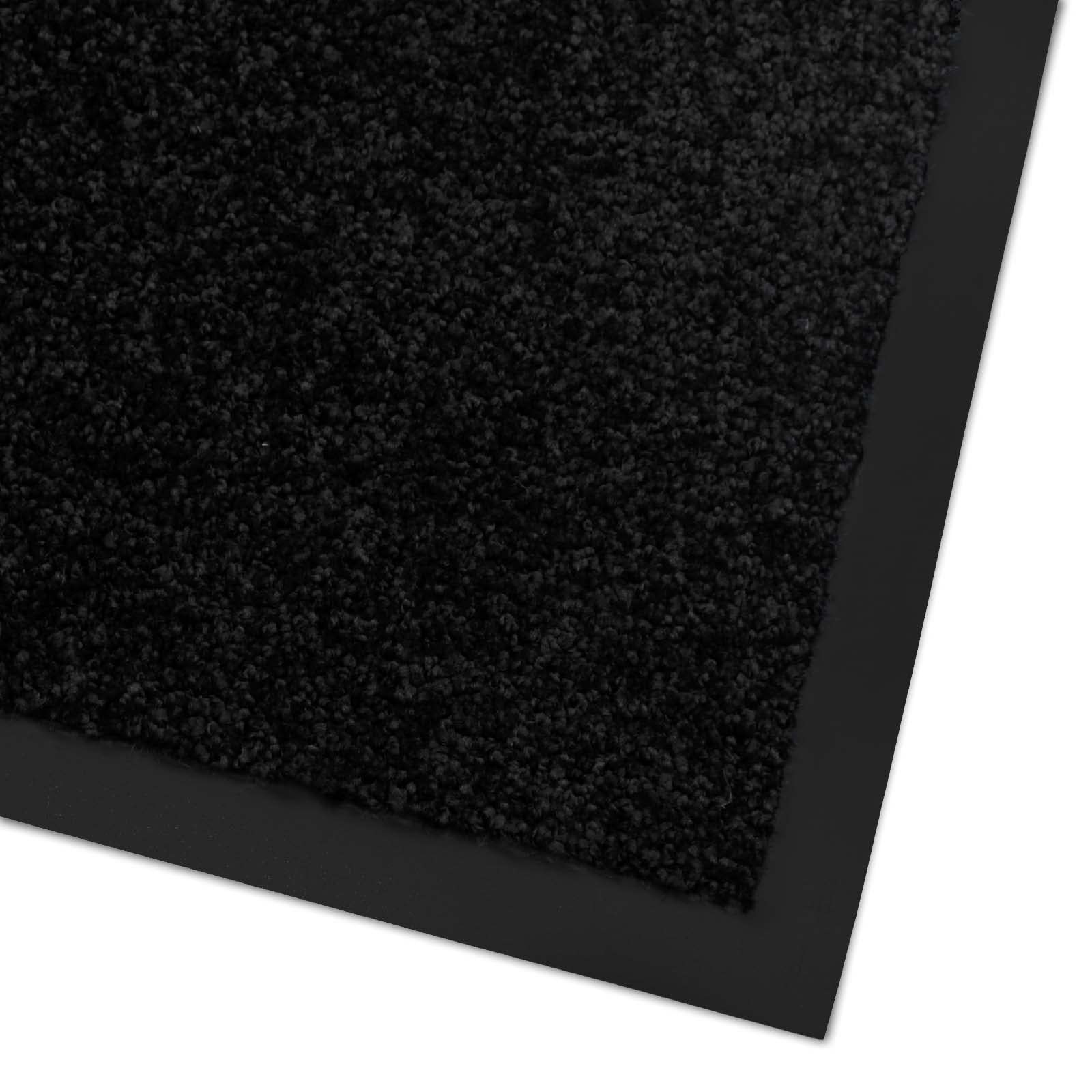 Schmutzfangmatte BRIGHT - Premium Fußmatte einfarbig - Schwarz 120x180 cm