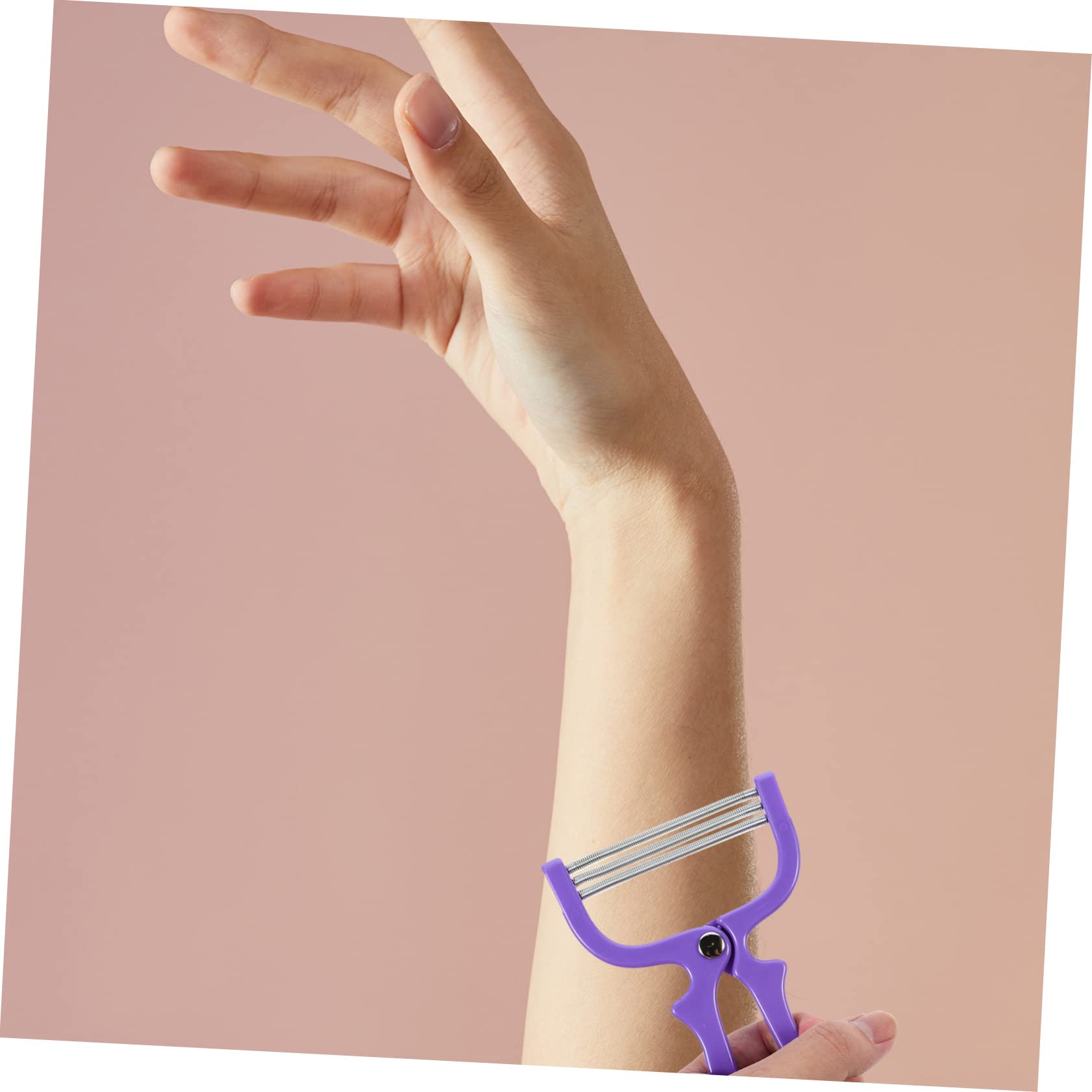 IWOWHERO 2pcs Abs Stainless Steel Hair Epilator Facial Hair Remover Easy to Use Threader Tool Random