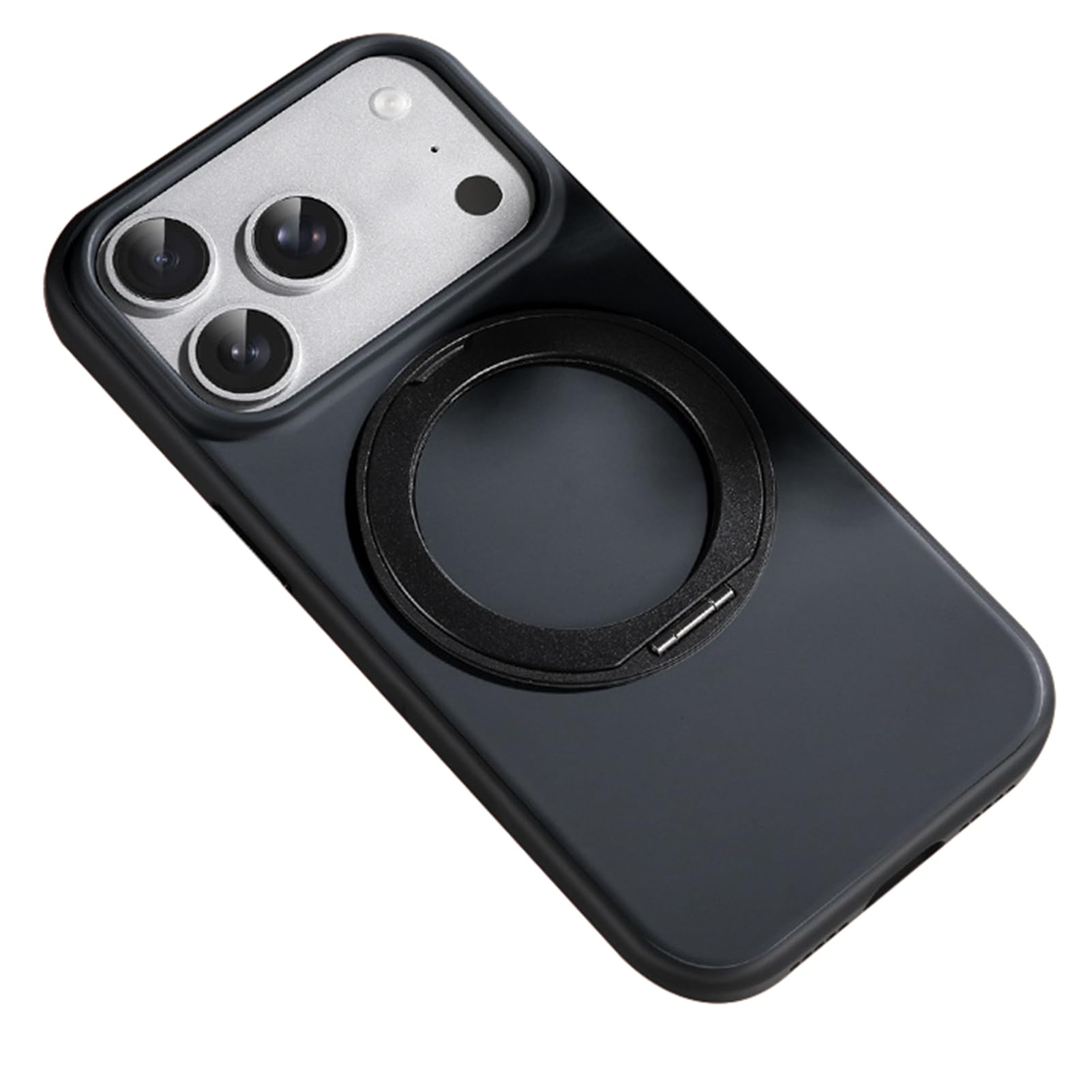 Magnetyczne etui do iPhone 17 Pro Max / 17 Pro / Air/17, matowe, smukłe, regulowane etui, ochrona wojskowa, silna amortyzacja upadku, czarne, Air