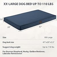 Vista 4 de BFPETHOME Camas para Perros de Exterior para Perros Grandes, Cama Impermeable para Perros Medianos, Grandes y Extra Grandes, Cama Ortopédica