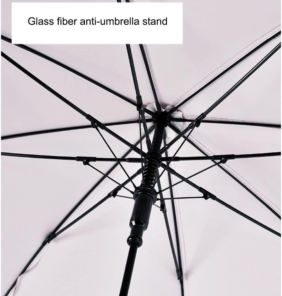 Golf Umbrella Japanese Style Golf Umbrella Wave Point Oversize Stick Umbrella Windproof Sturdy Rain Umbrella for Outdoor Walking Stick Umbrellas
