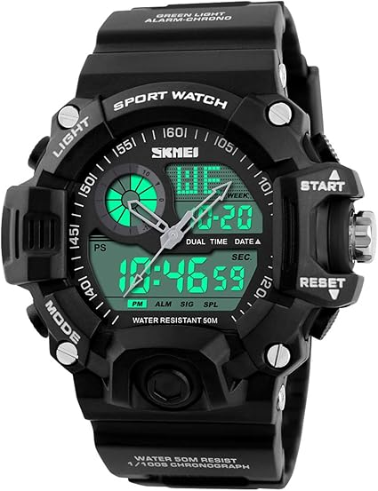 extra large display digital watch