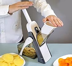 Innovative vegetable chopper pressing to make slicing vegetables easier