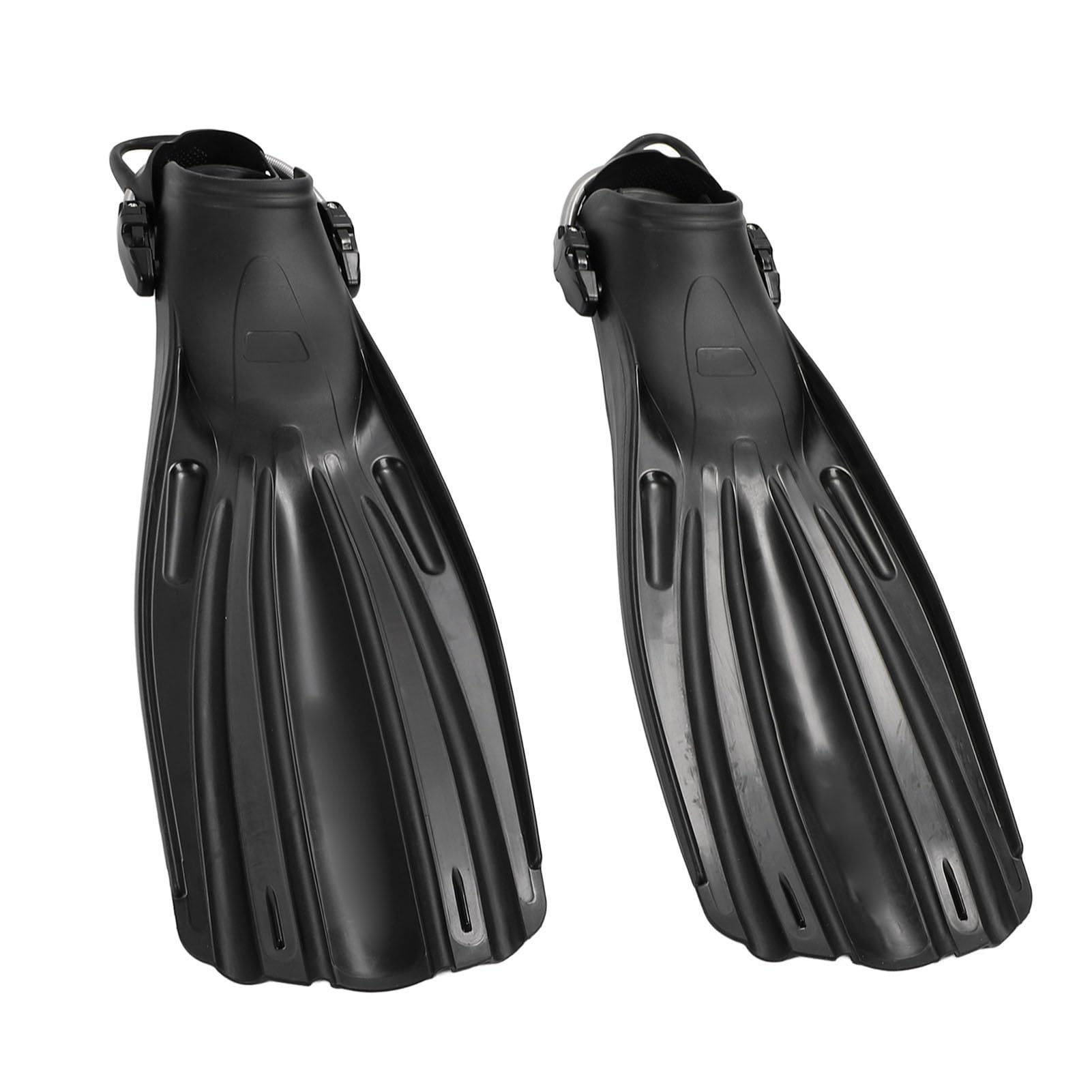 Generic Aleta para Pies Subacuática Diseño Ergonómico Negro Premium para Buceo y Apnea 2 Piezas